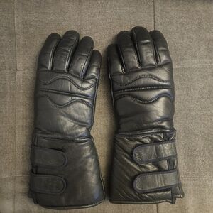 EUC Olympia Sports Co Leather Insulated Motorcycle Gloves Medium Made In Korea